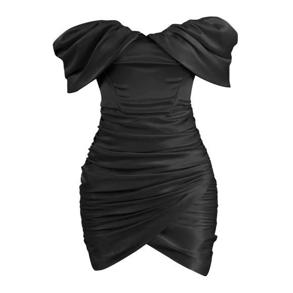 LEAU Dresses & Skirts - LEAU DIVINE SATIN CORSET DRESS